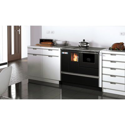 Fogão a pellets Alfa Plam Alfa 90 Pelet, Antracite, 8.18 kW - Produtos para comparar