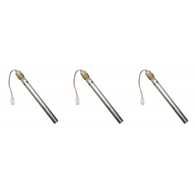 Resistência para queimadores a pellets Ferroli e outros, comprimento total 190mm, 350W - x3 - 