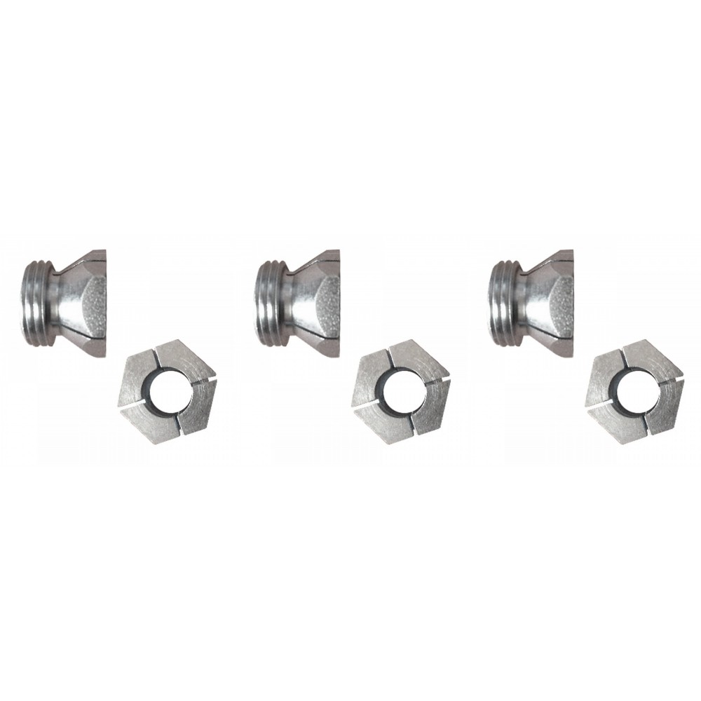 Conexão roscada de 3/8 para resistências de salamandras a pellets - x3 | Resistências para salamandrs a pellets | Peças de salamandra a pellets |