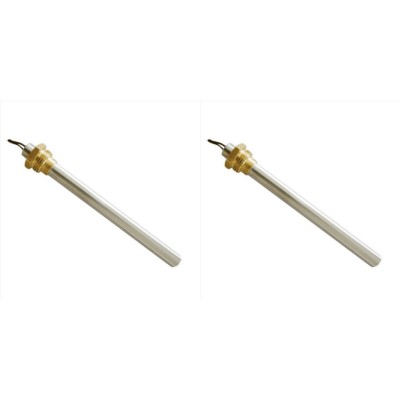 Resistência para salamandra a pellets MCZ, RED e outras, comprimento total 148mm, 350W - x2 - Resistências para salamandrs a pellets
