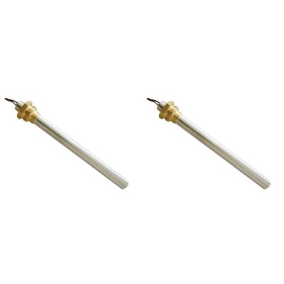 Resistência para salamandra a pellets Ecoteck, Ravelli e outros, comprimento total 167mm, 250W - x2 - Resistências para salamandrs a pellets