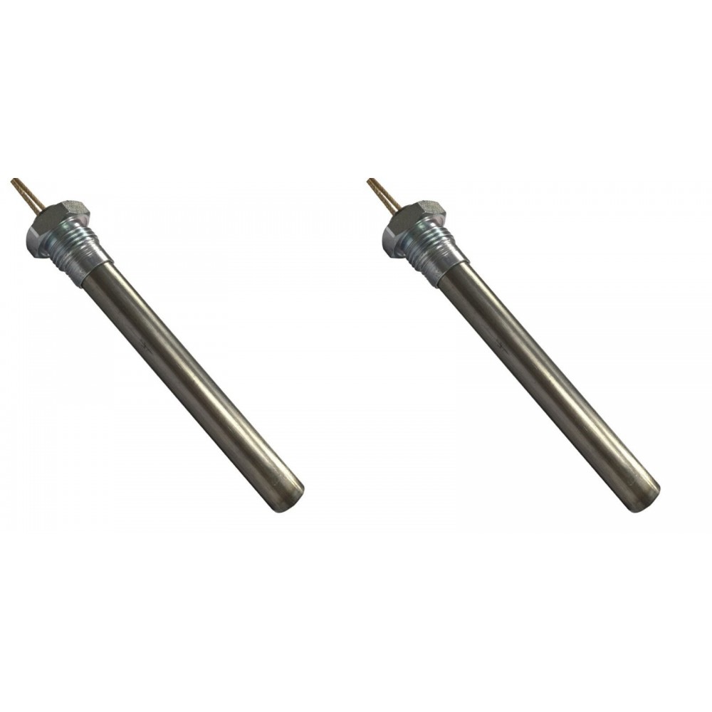 Resistência para salamandra a pellets Palazzetti e outros, comprimento total 188mm, 350W - x2 | Resistências para salamandrs a pellets | Peças de salamandra a pellets |