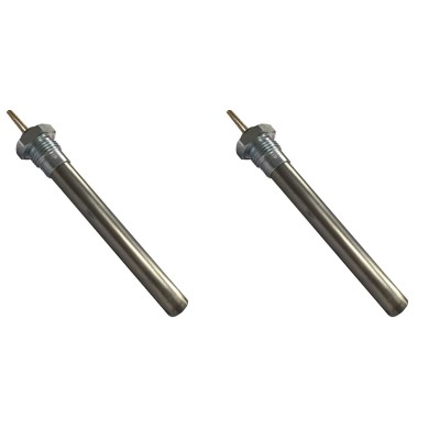 Resistência para salamandra a pellets Palazzetti e outros, comprimento total 188mm, 350W - x2 - Resistências para salamandrs a pellets