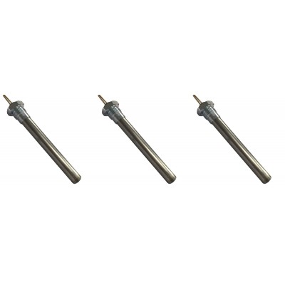 Resistência para salamandra a pellets Palazzetti e outros, comprimento total 188mm, 350W - x3 - Resistências para salamandrs a pellets