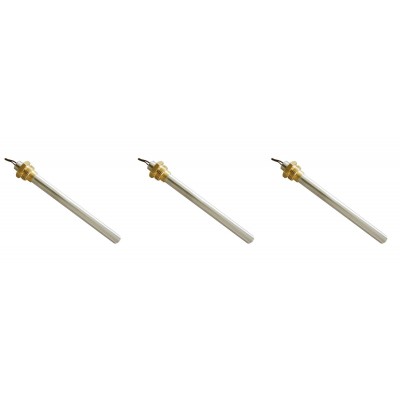 Resistência para salamandra a pellets Prity, AMG, Cadel, Dielle, Kalon, Good Fire, Ambiente e Calore e outros, comprimento total 148 mm, 300W - x3 - Peças de salamandra a pellets