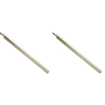 Resistência para salamandra a pellets Prisma, LTL, Thermorossi e outros, comprimento total 188mm, 250W - x2 - Peças de salamandra a pellets