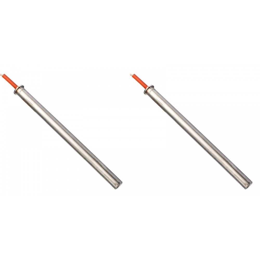 Resistência para salamandra a pellets Edilkamin, Thermorossi e outros, comprimento total 182mm, 350W - x2 | Resistências para salamandrs a pellets | Peças de salamandra a pellets |