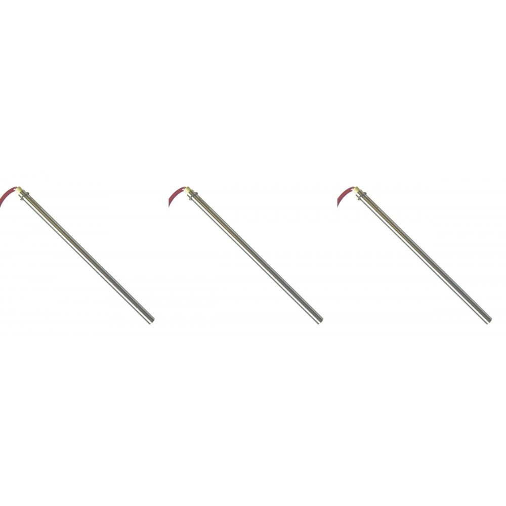 Resistência para salamandra a pellets Edilkamin e outros, comprimento total 280mm, 470W - x3