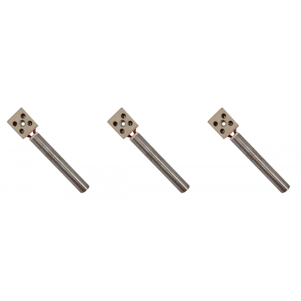 Resistência para salamandra a pellets Eurofiamma, Arce e outros, comprimento 80mm, 250W - x3
