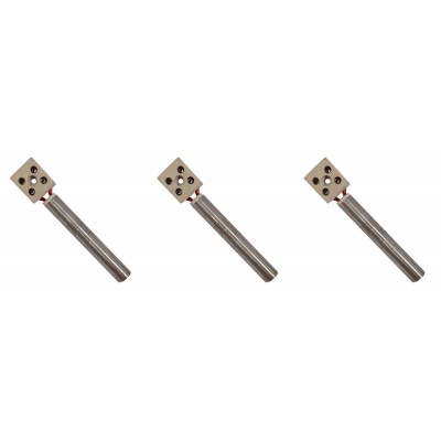 Resistência para salamandra a pellets Eurofiamma, Arce e outros, comprimento 80mm, 250W - x3 - Resistências para salamandrs a pellets