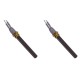 Resistência cerâmica para salamandras BURNiT, Deville e outros, comprimento total 94mm, 300W - x2 | Resistências para salamandrs a pellets | Peças de salamandra a pellets |