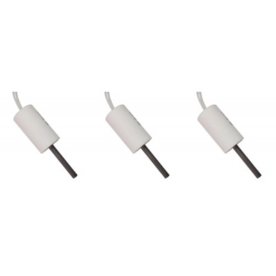 Resistência para salamandra a pellets ComfortBilt, Edilkamin e outros, comprimento total 66mm, 90 - 100W a 24 Volt AC - x3 - Peças de salamandra a pellets