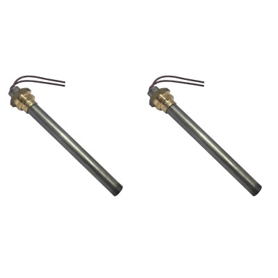 Resistência para salamandra a pellets Ecoteck, Ravelli e outros, comprimento total 114mm, 250W - x2 - Resistências para salamandrs a pellets