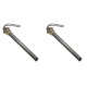 Resistência para salamandra a pellets Ecoteck, Ravelli e outros, comprimento total 114mm, 250W - x2 | Resistências para salamandrs a pellets | Peças de salamandra a pellets |