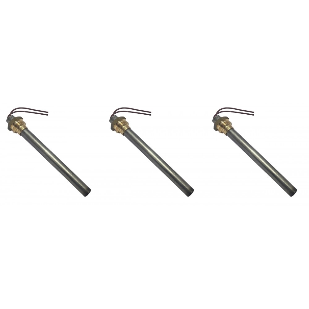 Resistência para salamandra a pellets Ecoteck, Ravelli e outros, comprimento total 114mm, 250W - x3
