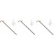 Resistência para salamandra a pellets Edilkamin e outros, comprimento total 280mm, 470W - x3 | Resistências para salamandrs a pellets | Peças de salamandra a pellets |