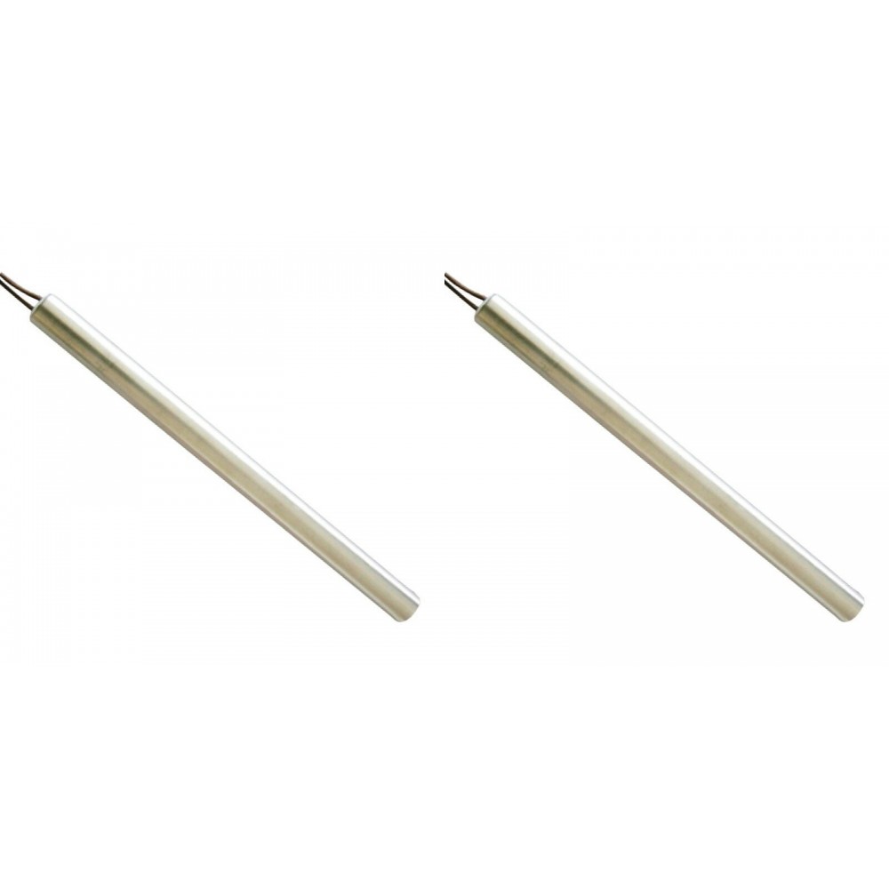 Resistência para salamandra a pellets Ravelli, EcoTeck, Avalon, Lopi, Breckwell e outros, comprimento total 150mm, 250W - x2