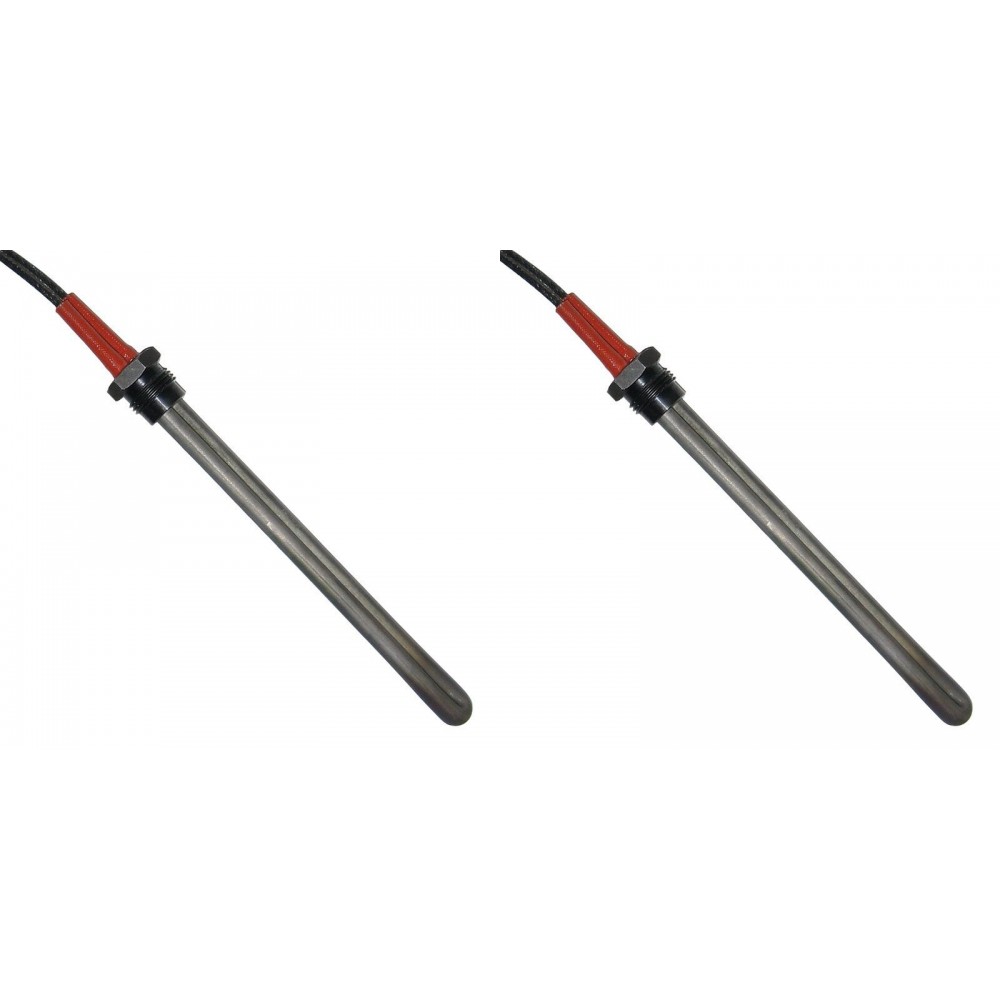Resistência para salamandra a pellets Palladio e outros, comprimento total 145mm, 250W - x2