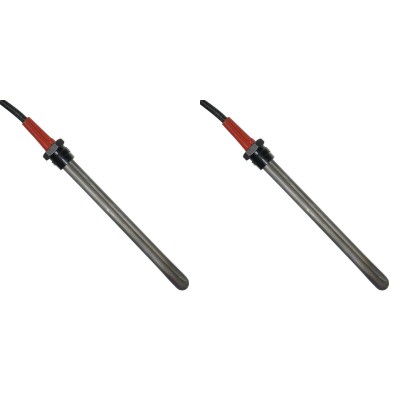 Resistência para salamandra a pellets Palladio e outros, comprimento total 145mm, 250W - x2 - Peças de salamandra a pellets