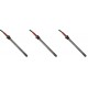 Resistência para salamandra a pellets Palladio e outros, comprimento total 145mm, 250W - x3 | Resistências para salamandrs a pellets | Peças de salamandra a pellets |