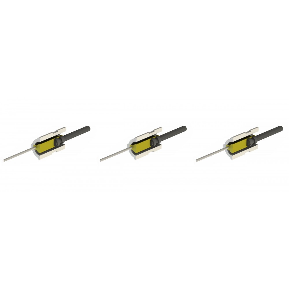 Resistência para salamandra a pellets Eco Spar, BURNiT e outros, comprimento total 65mm, 95W a 24V - x3