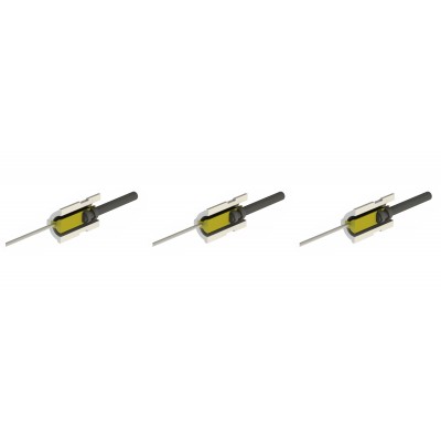 Resistência para salamandra a pellets Eco Spar, BURNiT e outros, comprimento total 65mm, 95W a 24V - x3 - Peças de salamandra a pellets