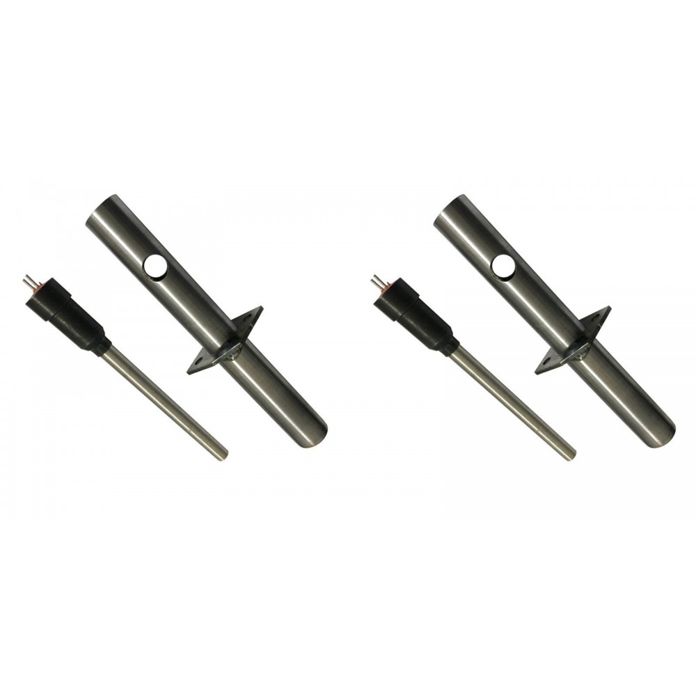 Resistência para salamandras a pellets Enviro com tubo de canalização do ar, comprimento total 153mm, 230W - x2