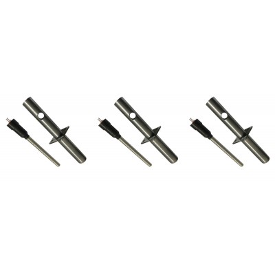 Resistência para salamandras a pellets Enviro com tubo de canalização do ar, comprimento total 153mm, 230W - x3 - Peças de salamandra a pellets