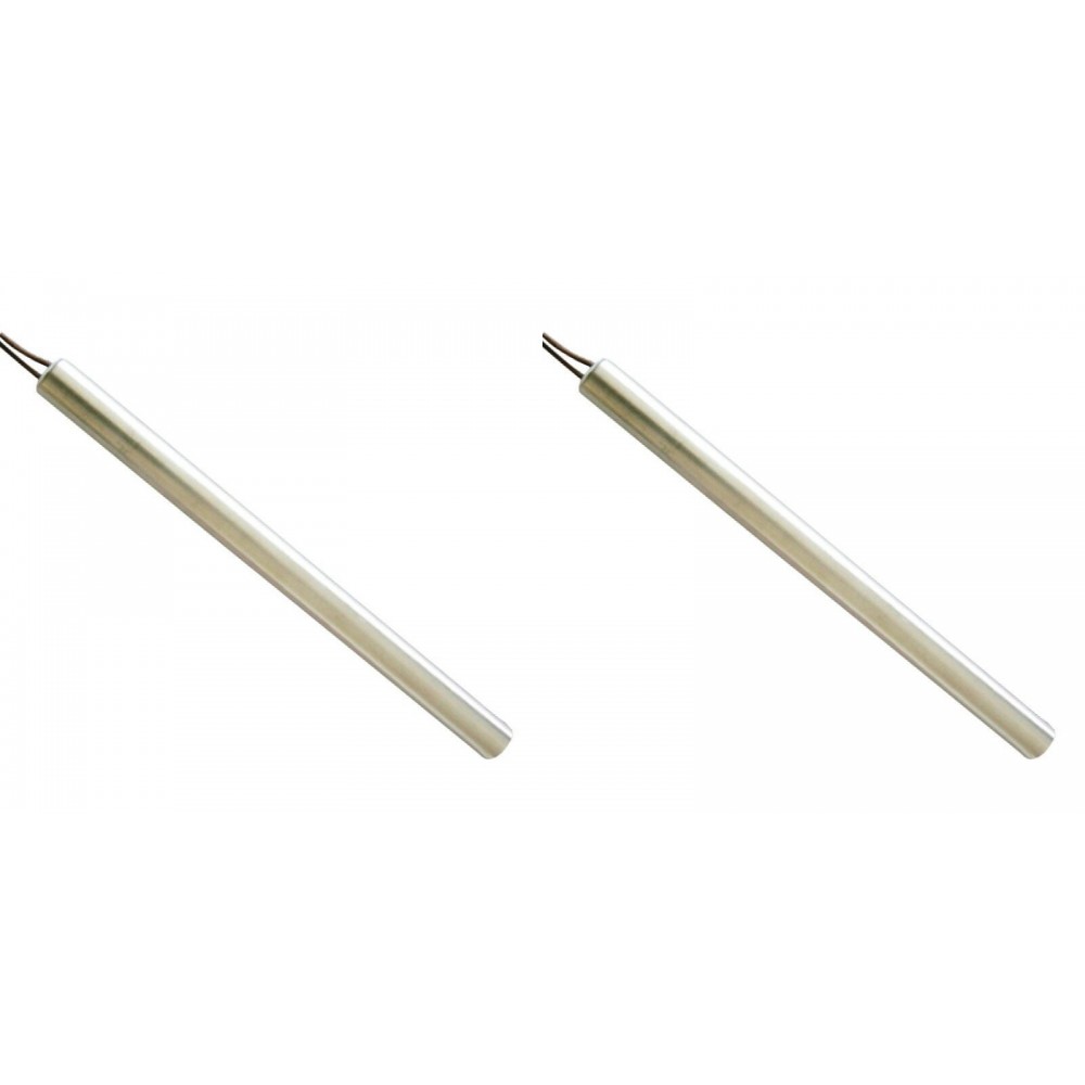 Resistência para salamandras a pellets La Nordica e outras, comprimento total 185mm, 400W - x2