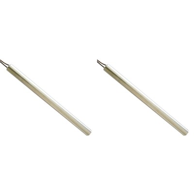 Resistência para salamandras a pellets La Nordica e outras, comprimento total 185mm, 400W - x2 - Peças de salamandra a pellets