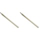 Resistência para salamandras a pellets La Nordica e outras, comprimento total 185mm, 400W - x2 | Resistências para salamandrs a pellets | Peças de salamandra a pellets |