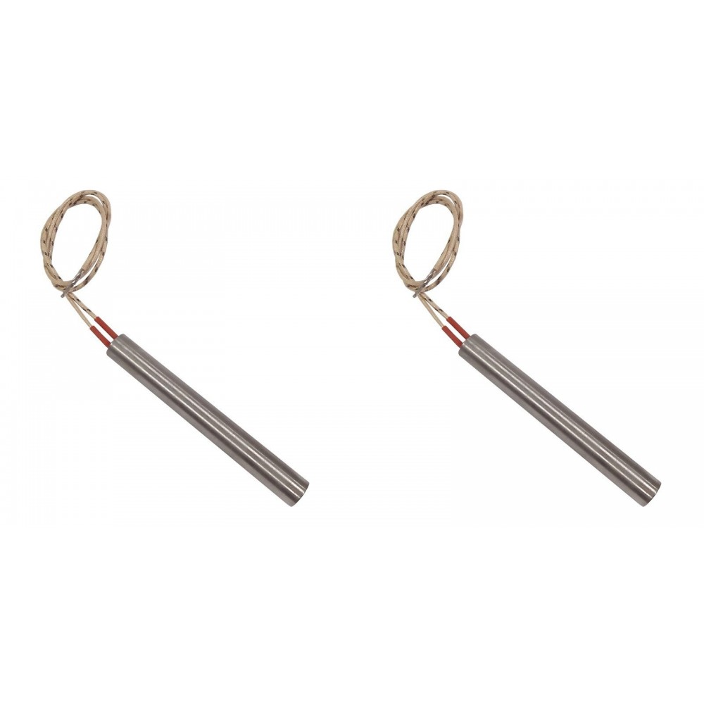 Resistência para salamandras a pellets Arce, Cadel, Eurofiamma, Eurosteack e outras, comprimento total 101mm, 300W - x2