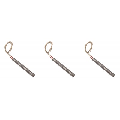Resistência para salamandras a pellets Arce, Cadel, Eurofiamma, Eurosteack e outras, comprimento total 101mm, 300W - x3 - Peças de salamandra a pellets