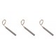 Resistência para salamandras a pellets Arce, Cadel, Eurofiamma, Eurosteack e outras, comprimento total 101mm, 300W - x3 | Resistências para salamandrs a pellets | Peças de salamandra a pellets |