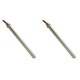 Resistência para salamandras a pellets Ecoforest e outras, comprimento total 155mm, 250W - x2 | Resistências para salamandrs a pellets | Peças de salamandra a pellets |