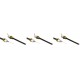 Resistência para salamandra a pellets com cristal de quartzo preto Eco Spar, BURNiT, Whitfield, Lennox e outros, comprimento total 126mm, 400W - x3 | Resistências para salamandrs a pellets | Peças de salamandra a pellets |
