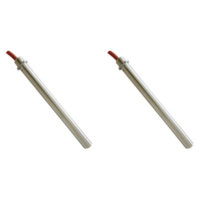 Resistência para salamandra a pellets Alfa Plam, Palazzetti, Biasi, Olimpia Splendid, Olsberg Libera, Royal, Thermorossi e outros, comprimento total 160mm, 350W - x2 - Produtos para comparar