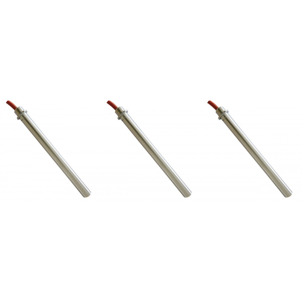 Resistência para salamandras a pellets Palazzetti, Cadel, Thermorossi, Olimpia Splendid, comprimento total 170mm, 350W - x3