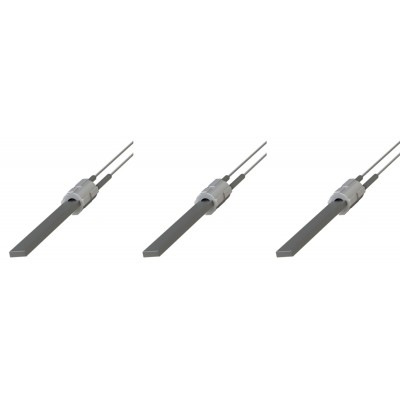 Resistência para salamandra a pellets com cristal de quartzo preto Eco Spar, BURNiT, Palazzetti, Ravelli, MCZ e outros, comprimento total 122mm, 300W - x3 - Peças de salamandra a pellets