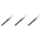 Resistência para salamandra a pellets com cristal de quartzo preto Eco Spar, BURNiT, Palazzetti, Ravelli, MCZ e outros, comprimento total 122mm, 300W - x3 | Resistências para salamandrs a pellets | Peças de salamandra a pellets |