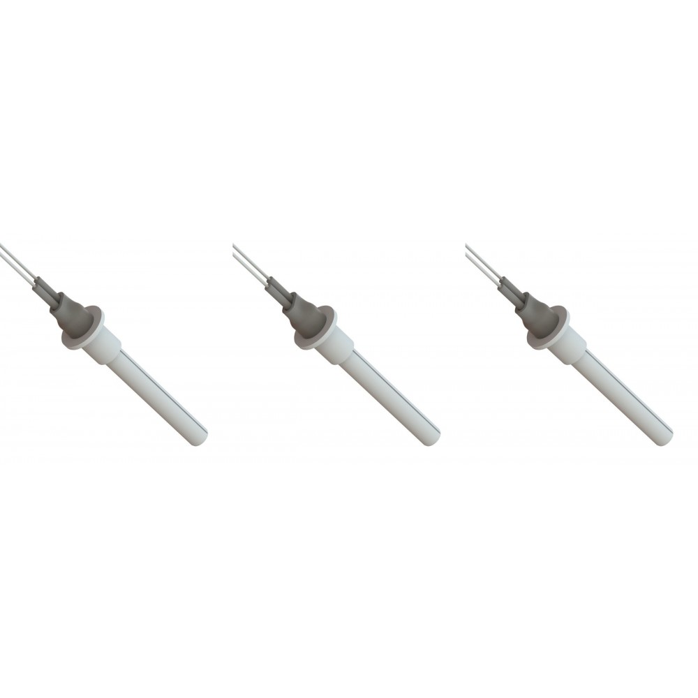 Resistência de cerâmica para salamandras a pellets ETA, Grant Spira, ComfortBilt e outros, comprimento total 107mm, 260W - x3