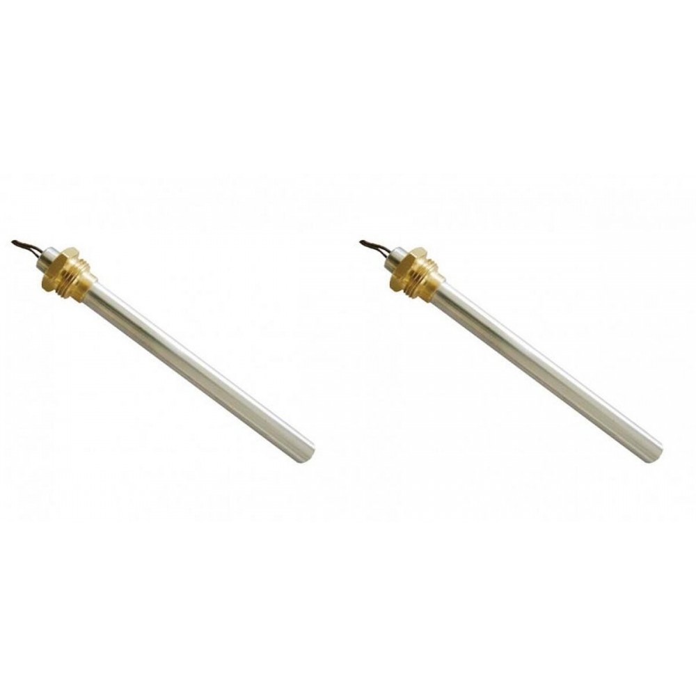 Resistência para salamandra a pellets BURNiT, Piazzetta, Karmek, MCZ, Ungaro, Superior, Cadel e outros, comprimento total 185 mm, 350W - x2 | Resistências para salamandrs a pellets | Peças de salamandra a pellets |
