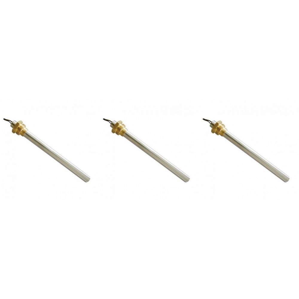 Resistência para salamandra a pellets BURNiT, Piazzetta, Karmek, MCZ, Ungaro, Superior, Cadel e outros, comprimento total 185 mm, 350W - x3